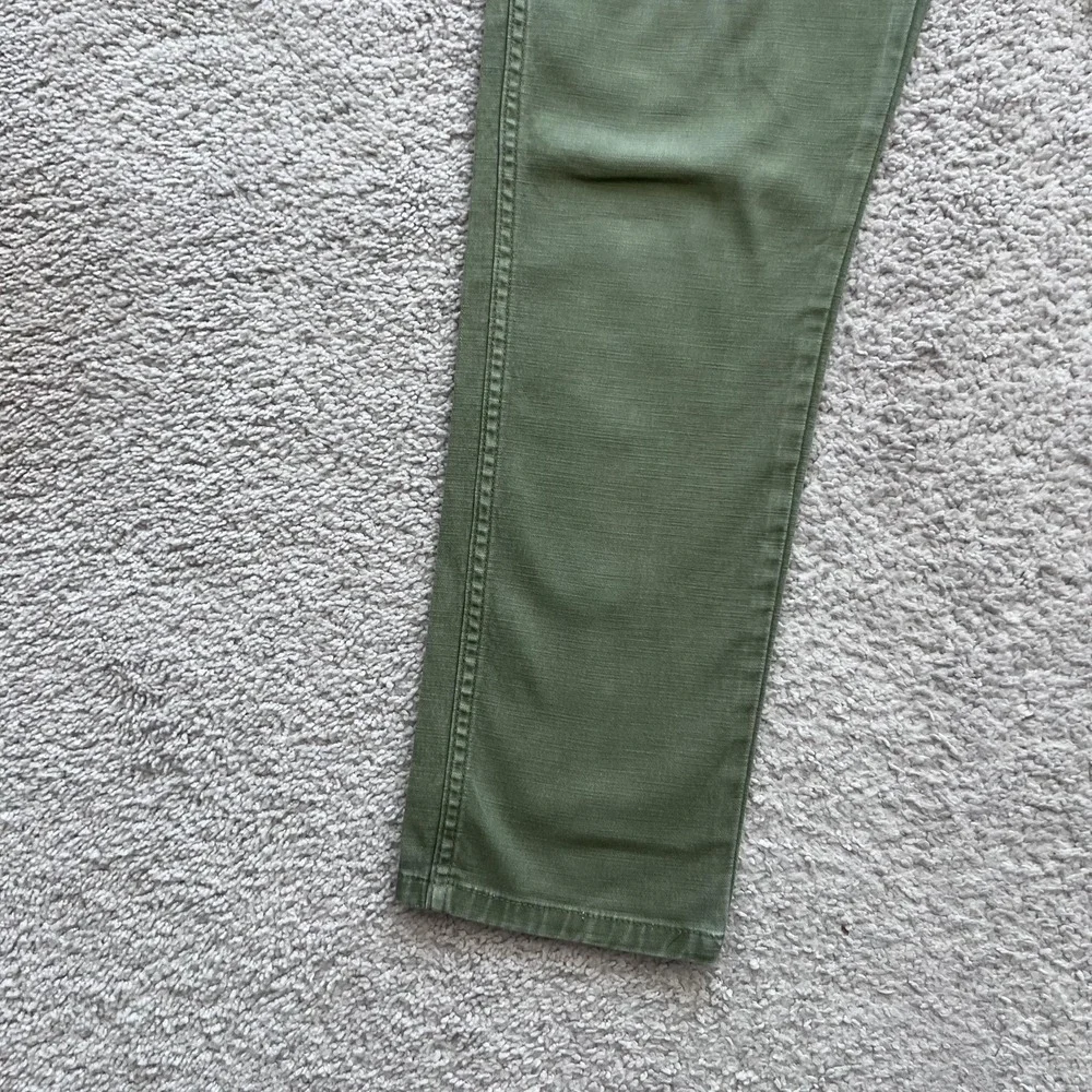 Flint And Tinder Chino Pants Mens 30x28 Green Elastic Waist Drawstring Tapered